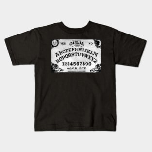 Ouija Board Black And White Kids T-Shirt